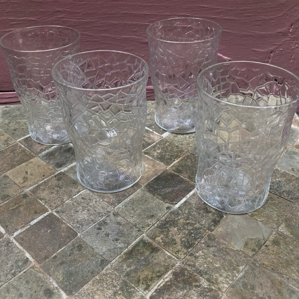 Krinkle Drink Glasses (4)